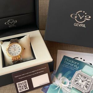 Authentic GEVRIL women watch new with tags